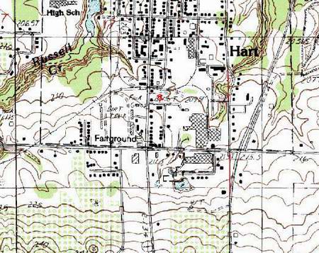 Hart Fairgrounds - Topo Map